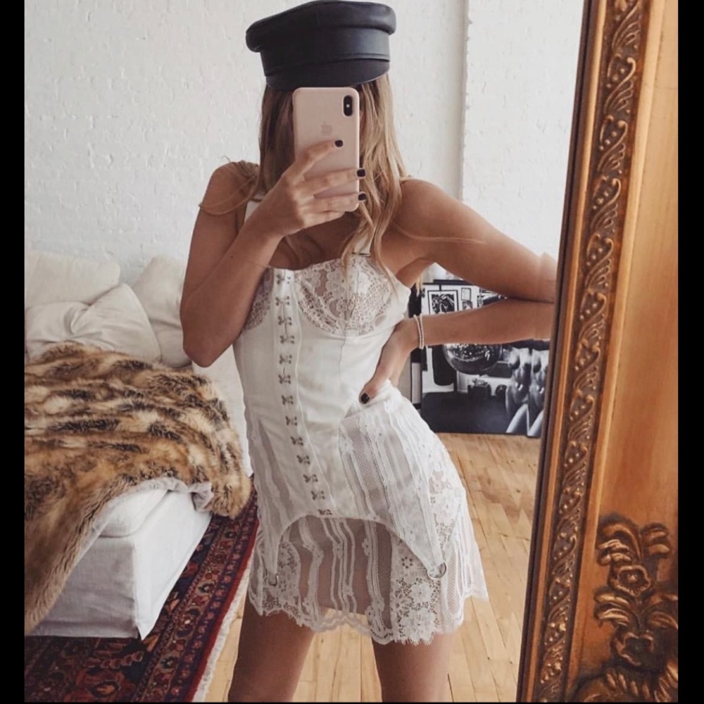 For Love and Lemons Alexandria Mini Dress